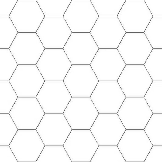 HRP White Hexagon