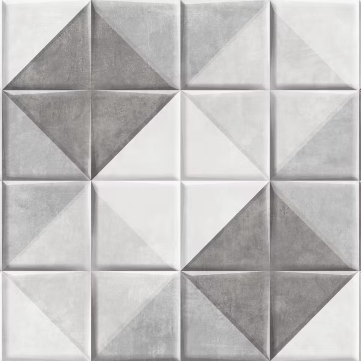 Decor Square Triangle Grey